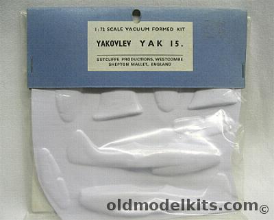 Contrail 1/72 Yak-15 plastic model kit